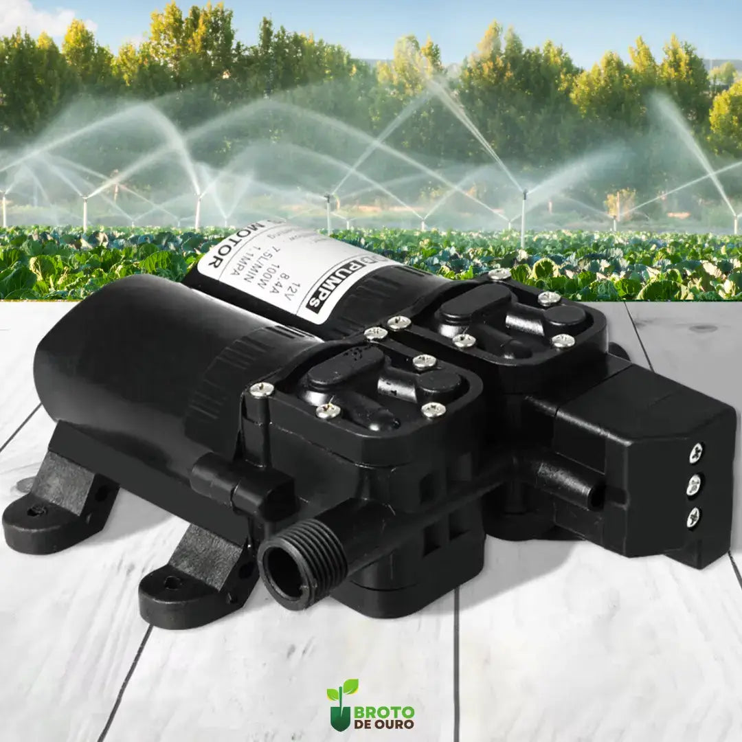 Tripé 360º para Irrigação Automática: Máxima Economia e Alta Pressão + BRINDE (Bomba Pressurizadora Elétrica)